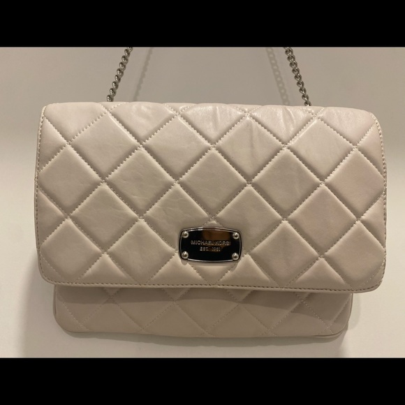 Vintage Cream Michael Kors Purse - Picture 2 of 6